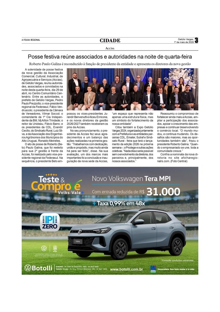 Posse festiva reúne associados da Accias e autoridades na noite de quarta-feira