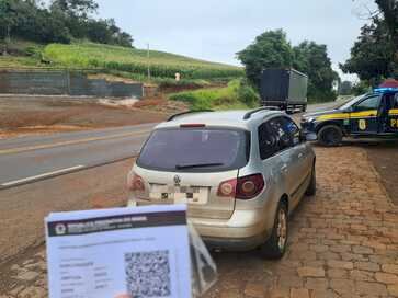 PRF prende motorista por uso de documento falso na BR-153, em Severiano de Almeida