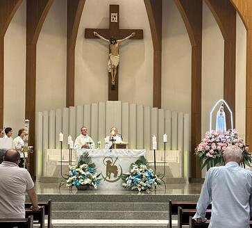Santuário vive dia de intensa devoção e abre caminho para a 75ª Romaria de Fátima em Erechim
