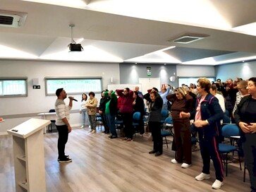 Pastoral da Saúde da Diocese de Erexim promove jornada com foco no cuidado físico e espiritual de agentes