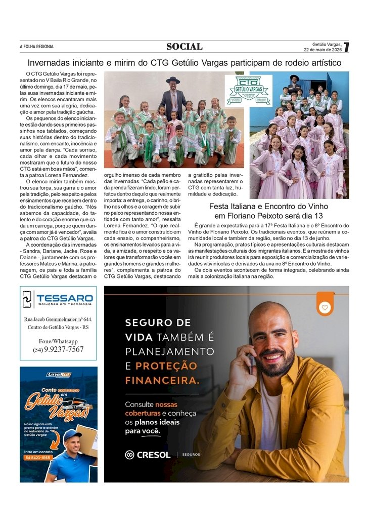 Social, por Anissara Zir. Edição 22/5/2026