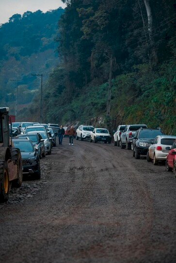 Começam as obras de asfaltamento da rodovia ERS-491 em Marcelino Ramos