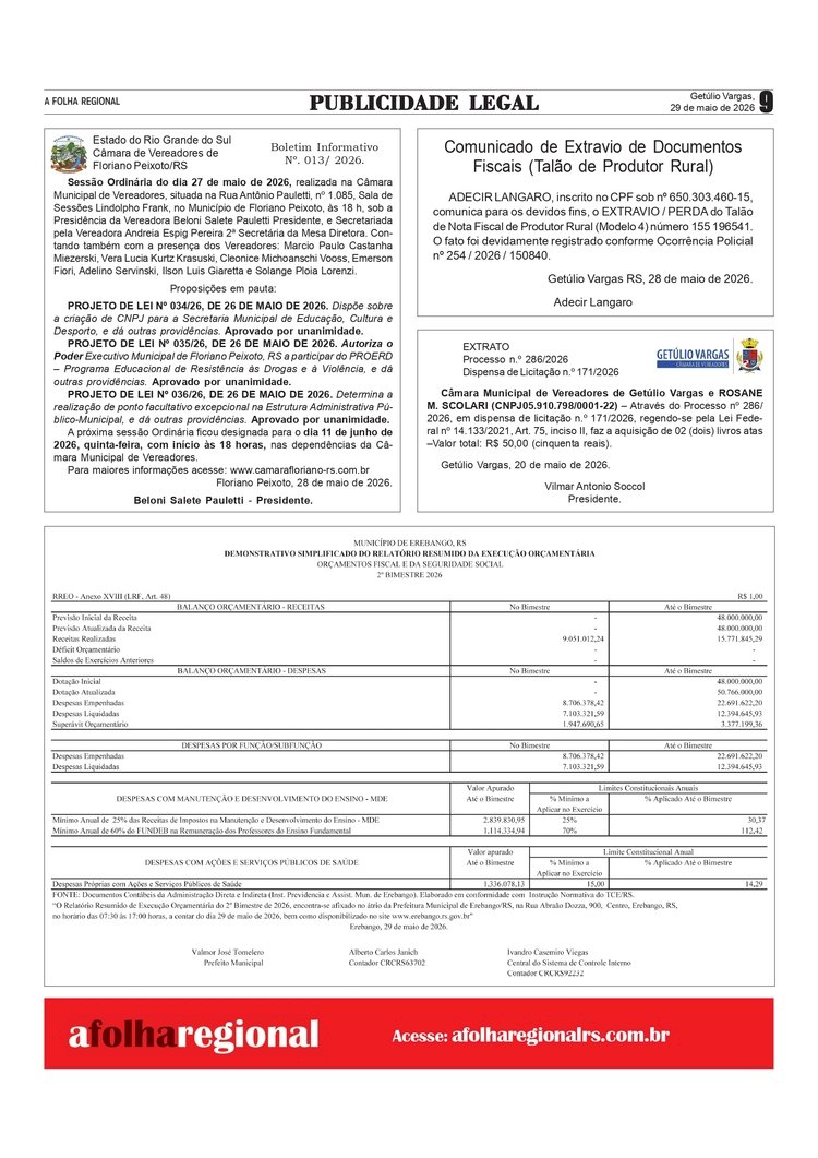 Publicidade Legal