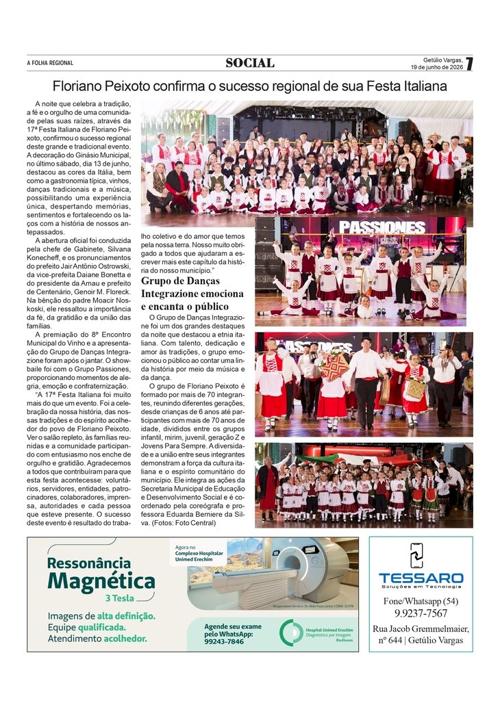 Social, por Anissara Zir. Edição de 19/6/2026.