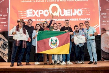 Rio Grande do Sul conquista cinco troféus na maior competição de queijos artesanais das Américas
