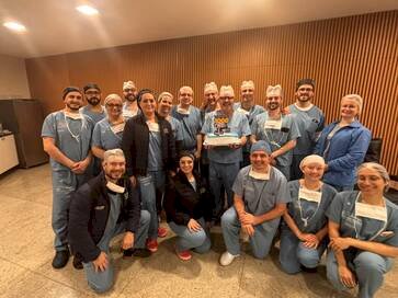 Centro Regional de Cirurgia Robótica do Hospital de Clínicas chega ao marco de mil cirurgias