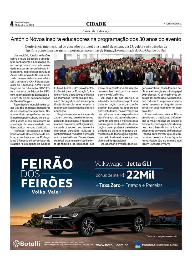Fórum de Educação - António Nóvoa inspira educadores na programação dos 30 anos do evento