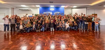 Santa Clara premia os destaques da qualidade do leite em evento que reuniu mais de 200 pessoas de 40 municípios