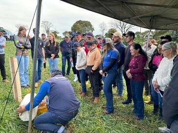 Tarde de Campo em Erebango reúne produtores para apresentação de técnicas de manejo e conservação do solo 