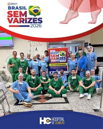 Hospital de Clínicas participa do Mutirão “Brasil sem Varizes”  