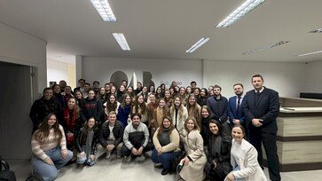 Formandos do Curso de Direito da URI visitam a OAB/RS Subseção de Erechim 