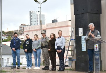Abertura da Semana da Pátria reúne comunidade  no Altar da Pátria em Getúlio Vargas