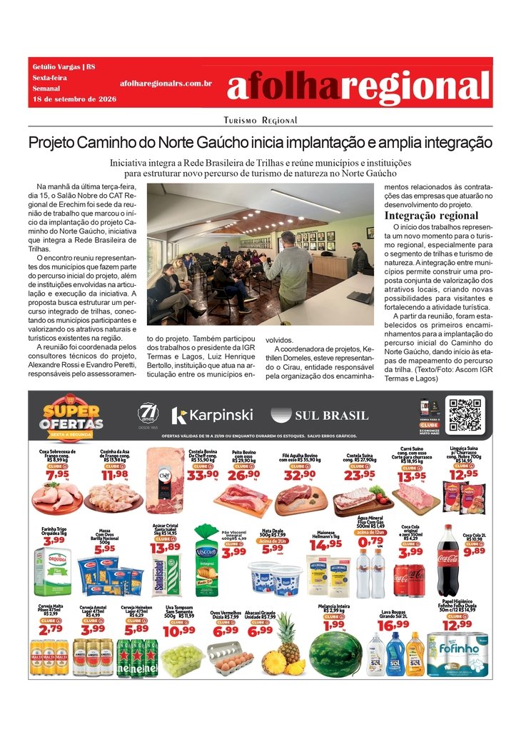 Projeto Caminho do Norte Gaúcho inicia implantação e amplia integração