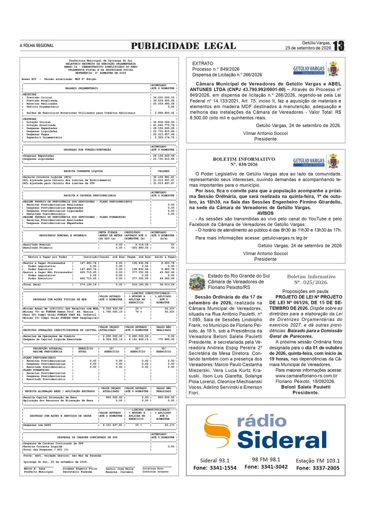 Publicidade Legal