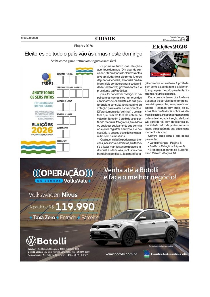 Eleições 2026 - Eleitores de todo o país vão às urnas neste domingo