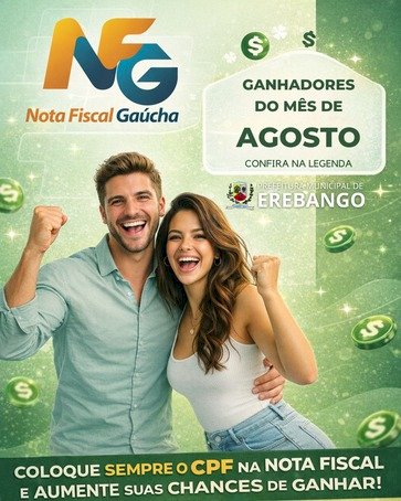 Saiba quais foram os ganhadores do NFG - 167 de Erebango