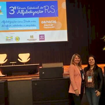 Professoras de Ipiranga do Sul participam do 3º Fórum Estadual de Alfabetização do RS