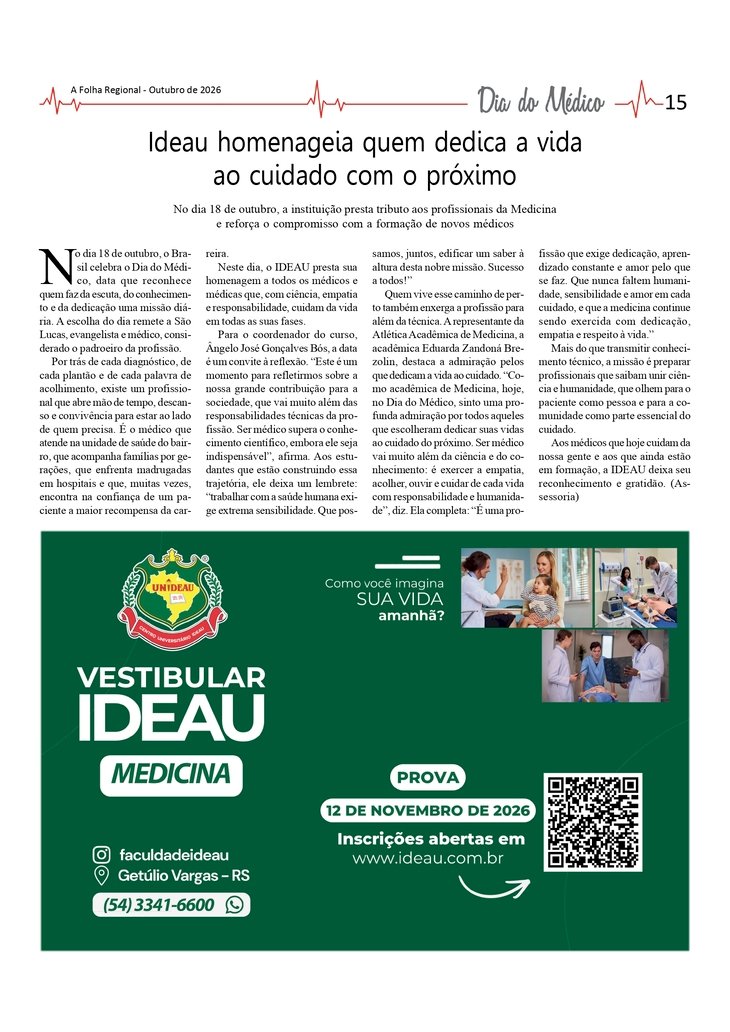 Especial Dia do Médico - Homenagem da IDEAU