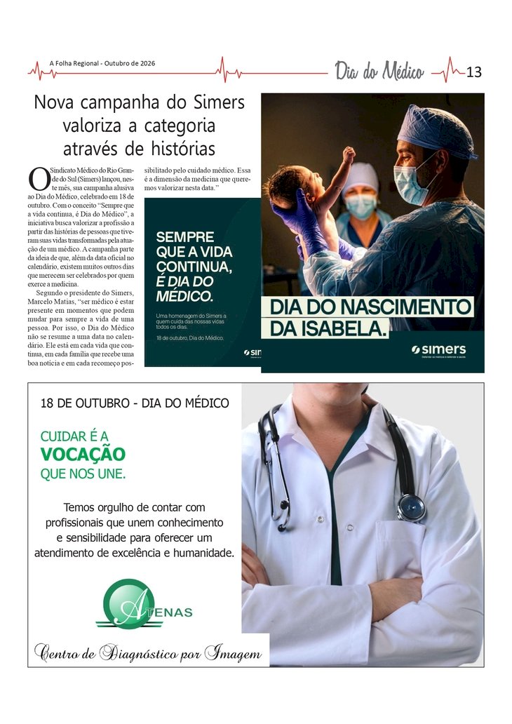 Especial Dia do Médico - Nova campanha do Simers valoriza a categoria através de histórias