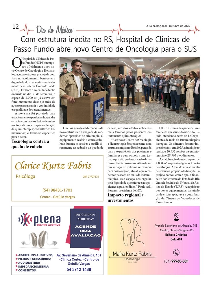 Especial Dia do Médico - Hospital de Clínicas de Passo Fundo