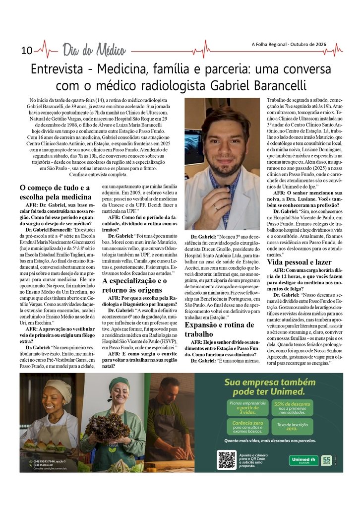 Especial Dia do Médico — Entrevista com o Dr. Gabriel Barancelli